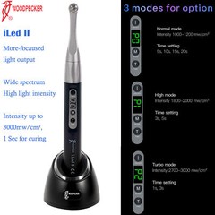 Woodpecker i LED II Dental Wireless Curing Light 1 Sec 3000mw/cm2 Wide Spectrum