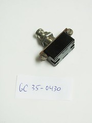 35-0430 NO SPST Off (On) Momentary On 6A 125V Pushbutton Switch w/ Screw Terms