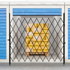 Single Folding Security Gate Folding Door Gate 7.22’H x 7.5’W Scissor Gate