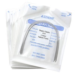 0.99$ Dental Orthodontic Super Elastic Niti Round Natural Form Arch Wire AZDENT