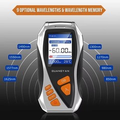 Optical Power Meter Fiber Optic Visual Fault Finder Fiber Tester -70~+6dbm