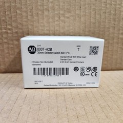New Allen-Bradley 800T-H2B * 30mm 2 Position Selector Switch