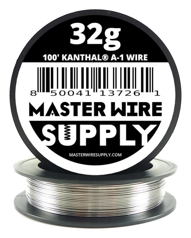 Kanthal A1 – 100ft – 32 Gauge Wire 32g – 0.20mm – 0.008in – Master Wire Supply