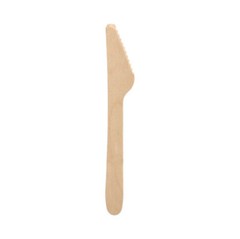 1000 Knives Wooden “Pure” 16.5cm Wooden Cutlery Party Disposable Cutlery