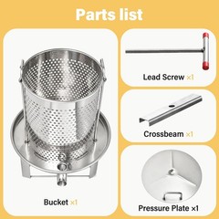 Honey Press Extractor Manual Honey Fruit Vegetable Juicing Press Machine