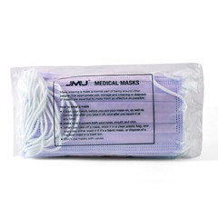 JMU Black ASTM Level 3 Medical Mask 4 Layer Disposable Face Masks BFE 98%