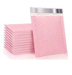 100 bags 5”x7” Rose Poly bubble Mailers Shipping Bags