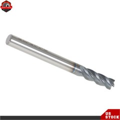 5 Pcs 3/16″ 4 Flute 2″ Overall Length Regular Carbide End Mill – TiALN COATED US