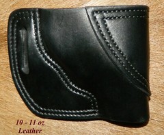 Gary C’s Leather Avenger OWB Right Hand HOLSTER – for the Ruger LCR/LCRx 1-7/8″