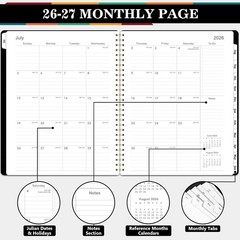 2027 Weekly and Monthly Planner, 2027 Organiser, Diary, Calendar, Daily,