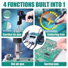YIHUA 948-II 4 in 1 Soldering Station Desoldering Station Iron Hot Air Gun
