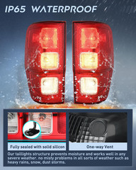 Tail Light Assembly Compatible with 2019 2020 2021 2022 2023 Ford Ranger XL W/O