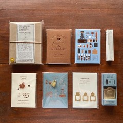 TRAVELER’S notebook Starbucks Reserve Roastery Camel passport size Set of 8