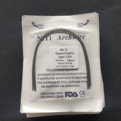 Dental Orthodontic Super Elastic NITI Arch Wires Round Natural Form Arcs Wire