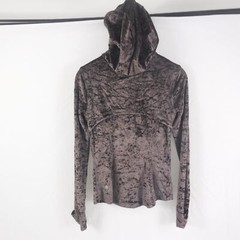Lululemon Hooded Define Jacket Crushed Velvet French Press Brown Size 6