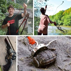 300 lbs(136 KG) Pulling Force Powerful Fishing Magnets,with Countersunk Hole