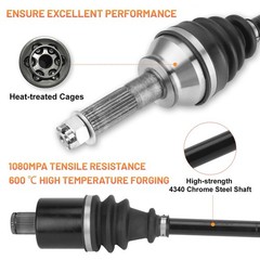 Rear Left/Right CV Axle Shafts for Polaris Sportsman 570 (EPS X2 Touring SP T…