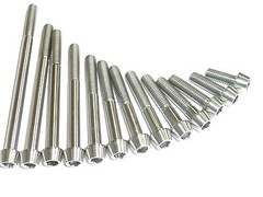 M5 MOUNTAIN BIKE TITANIUM TAPERED CONE SOCKET CAP HEAD BOLT SCREW GR5 RACE SPEC