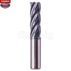 5/8″ 5 Flute Variable Helix Carbide 2″ LOC x 4″ OAL End Mill – AlCrN Coated
