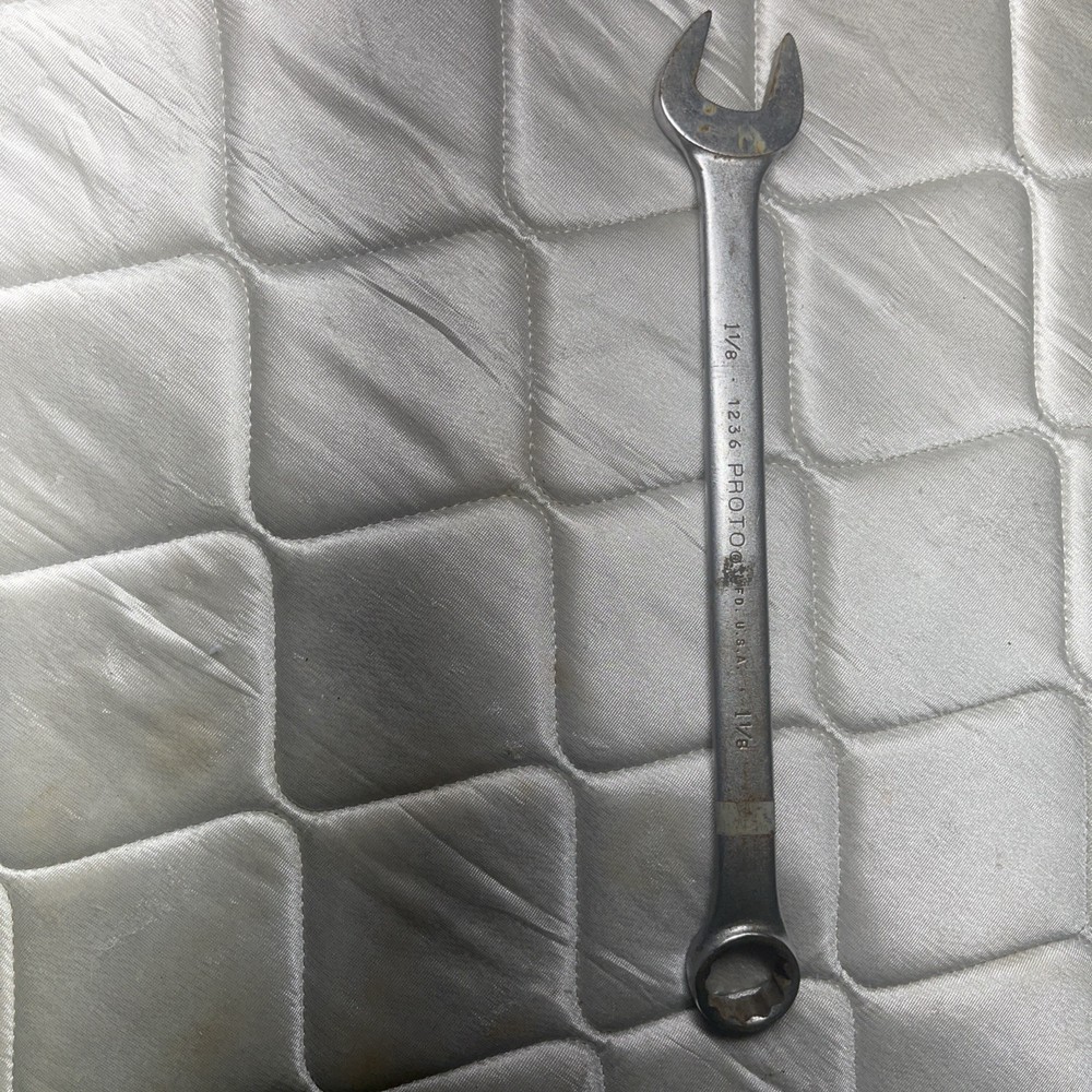 PROTO Professional USA 1236 1-1/8″ 12-Point Combination Wrench