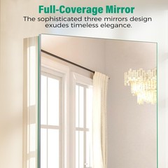 HABIUBIU 20 x 26 in Medicine Cabinet Mirror,Bathroom 20 x 26 inches, Silvery