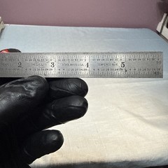 The L.S. S. (Starrett) Co. 6″ No. 603 Athol. Mass. USA Tempered No 4 – Ruler