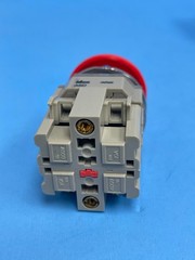 IDEC ABD301N-R, 30mm Momentary Red Mushroom Pushbutton, 1NC Contact
