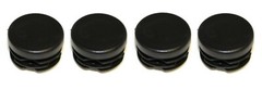 Black 1″ Round Tubing Plastic Hole Plug End Cap, 1 Inch OD Tube Pipe Cover