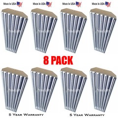 (Qty8) 6 Bulb / Lamp T8 LED High Bay Warehouse, Commercial Light Fixture NEW