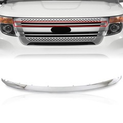 Front Honeycomb Chrome Bumper Grille Trim for 2011-2015 Ford Explorer BB5Z8200AA
