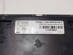 Topaz Systems SignatureGem 4×5 T-LBK766SE-BHSB-R Signature Pad w/ Stylus