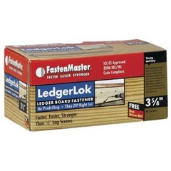 FastenMaster FMLL358-50 LedgerLOK Ledger Board Fastener, 3-5/8 Inches, 50-Count