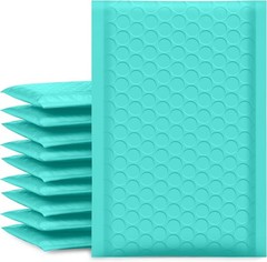 Brand New Bubble Mailers Teal 4×8 Inch 50 Pack