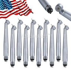 NSK Style Dental Surgical High Speed Handpiece 45 Degree 4 Hole 3 Water Spray