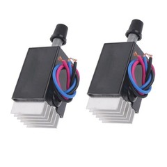 2Pcs 12V-24V 10A PWM Motor Rheostat Speed Controller for Heater Ventilator Fan