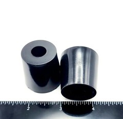 1 1/4″ Tall x 1 1/4 Dia Round Rubber Feet Heavy Duty Steel Washer Bumpers 4-12P