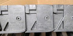NEW Lot Of 12 FT (4pcs) Gleason Reel 252P-II HOSE CABLE CARRAIGE 4.25″X1.75″Int