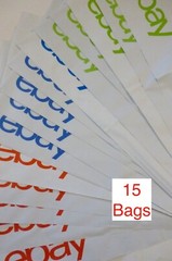 lot of 15 eBay Branded Polyjacket Envelopes 10″ x 12.5″ Poly Bags I SHIP FAST!