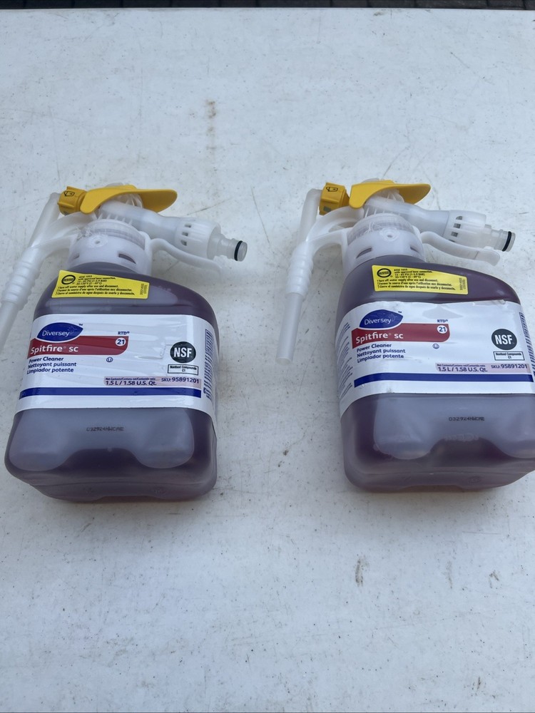 2 BottleS Diversey 95891201 Spitfire SC RTD 21 Power Cleaner 1.5L EACH