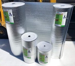 SmartSHIELD -5mm 24″X50 ft Reflective Insulation Roll Foam Core Radiant Barrier