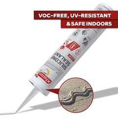 100% Waterproof Sealant – Clear Silicone Caulking 10-Pack