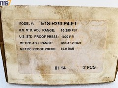 BARKSDALE E1S-H250-P4-E1 PRESSURE ACTUATED SWITCH 10-250 PSI #2PCS-NEW