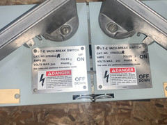 Siemens V7B3212R Panelboard Unit 30A/60A 3 Pole 240 VAC