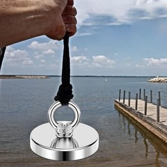 Super Strong Neodymium Fishing Magnets 300 LBS(127 KG) Pulling Force Rare Earth