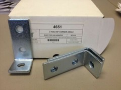 3-Hole (90 Degree) Corner Angle for Unistrut B-Line Channel 90 DEG #4651 P1346