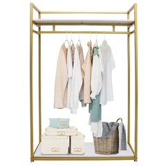 Clothes Closet Storage Garment Rack Shelf Organizer Clothes Hanger Lightweight