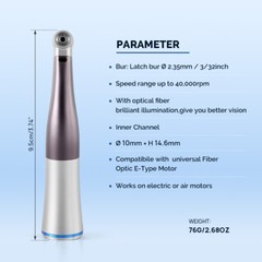 AZ Dental Electric Brushless Micro Motor/1:5 1:1 Increasing LED Fiber Handpiece