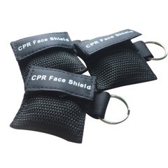 40pcs/pack CPR Masks First Aid Training Mouth to Mouth Keyring Face Shields Mask