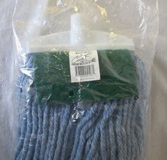 ECOLAB Grease Beater Mop Head 2X More Absorbent Than Conventional Mops Blue 8999