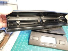 Adjustable Heavy-Duty Three Hole Manual Paper Punch with punch out catcher